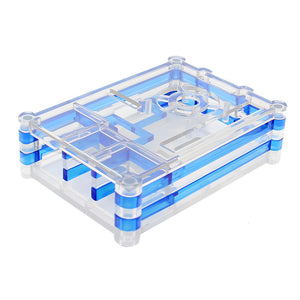 Geekworm 5 Layers ABS Enclosure Case Shell for Raspberry Pi 3 Model B+ Only - Blue