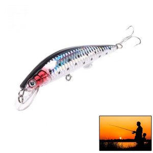 Fishing Bait USB Rechargeable Artificial LED Light Lure Hard Twitching Swimbait Suitable for Fresh Water and Saltwater.