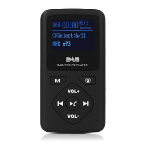 JEDX Portable Pocket-Size DAB Digital Radio Player with Bluetooth MP3 Playback Function