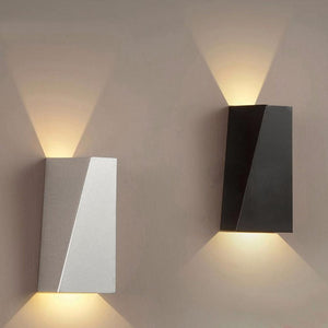 10W Modern Led Wall Light Dual-Head Geometry Wall Lamp For Hall Bedroom Corridor Restroom Bathroom Reading White/6-10W/Warm White (2700-3500K)