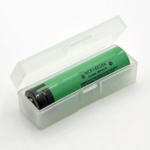 SOSHINE 1 Cell 18650 Battery Storage Case Holder - Translucent
