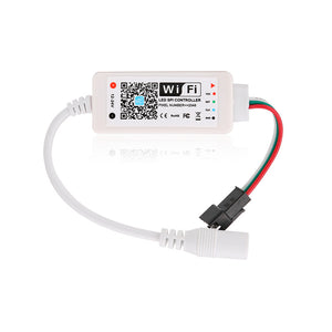 ZHAOYAO Smart WiFi Addressable RGB LED Strip Controller, LED SPI Controller WiFi Remote Control