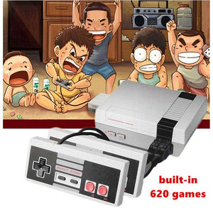 NES Retro Mini TV Handheld Family Recreation Video Game Console W/ Built-in 500 Classic Games (EU Plug)