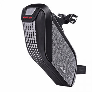 Wheel Up Rainproof Bicycle Bag 3D Shell Bike Saddle Bag Reflective Shockproof Cycling Rear Seatpost Bag Dark Grey