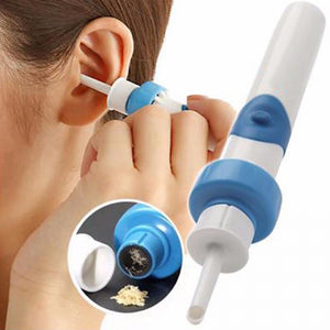 Smart Swab Comfortable Apparatus Of The Amount Of Ears Infant Absorbers Ear Earwax Spoon Children Dig Ear Wax Blue + White