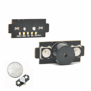 Produino Super Mini 1.38g WS2812 Colorful LED with 5V Active Alarm Buzzer Support Cleanflight Betaflight