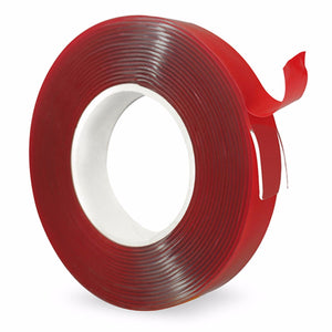 10mm X 3m Car Double Side Tape Glue Sticker, Acrylic Foam Transparent Adhesive Decoration Auto Glue