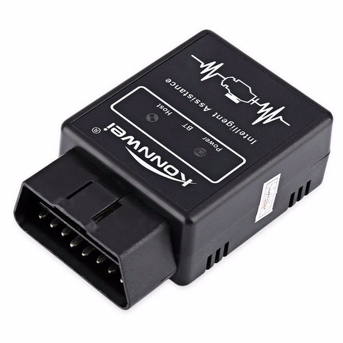 KONNWEI KW912 Elm327 V1.5 Scan OBD 2 Bluetooth Code Reader Diagnostic Tool Automotive OBD2 Scaner Black