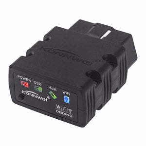 Konnwei KW902 ELM327 V1.5 Bluetooth / Wifi OBD2 Diagnostic Car Scanner Tool For IOS IPhone Android Phone Black