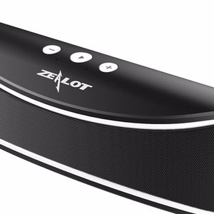 Zealot S2 Portable Bluetooth 4.0 Wireless Speaker Support TF Card/USB Drive Car Party Speaker Sound System 3D Stereo Mus Black