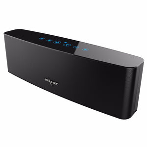 ZEALOT S12 3D Surround Bass Stereo Bluetooth Speaker 12W Touch Control Wireless Subwoofer With Microphone Support TF Car Black/Speaker