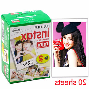 Fuji Fujifilm Instax White Monochrome Black Films For Mini 9 20/10 Sheets Instax Instant Camera White