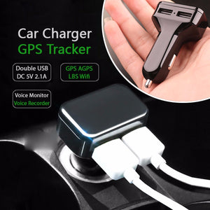 Car Charger GPS Tracker GPS GSM Wifi LBS Real-time Tracking Call SMS Voice Monitoring Recorder Free APP Web Other