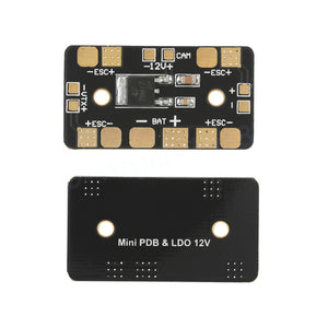 Produino Mini PDB Power Distribution Board with 12V Linear Voltage Regulator for FPV Multicopter
