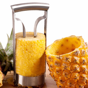 Stainless Steel Pineapple Peeler Peel Core Tools Fruit Vegetable Knife Gadget Kitchen Accessories Peeler Cutter Silver