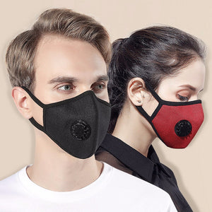 PM2.5 Mouth Mask Anti Dust Mask Windproof Mouth-muffle Bacteria Proof Flu Face Masks Care Navy Blue