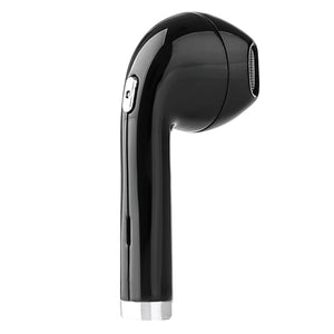 JEDX BHT i8 Mini 180 Degree Rotary Single Bluetooth 4.1 Stereo Earphone with Mic for IPHONE Samsung - Black