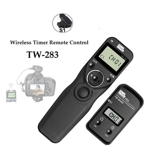 TW-283 Wireless Timer Remote Control Shutter Release (DC0 DC2 N3 E3 S1 S2) Cable For Canon Nikon Sony Camera TW283 VS RC-6