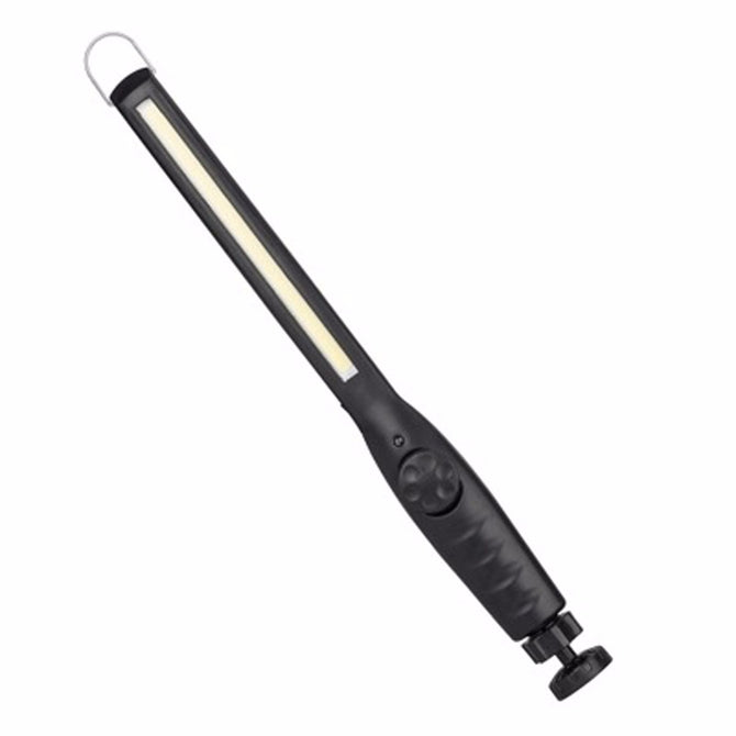 Magnetic Cordless COB LED Li-ion Rechargeable Inspection Lamp, Ultra Slim COB LED Working Light,Working Light 10W/Black