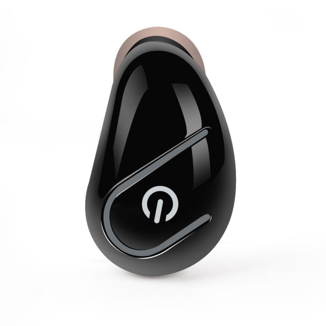 JEDX Breezemusic Bluetooth Headset Mini Portable Wireless Bluetooth Earphone Earbuds - Black