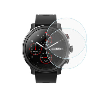 2pcs 0.2mm 9H Tempered Glass Screen Protector for Xiaomi Huami Amazfit Smartwatch 2