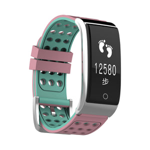 DMDG Smart Bracelet Fitness Tracker Heart Rate Monitor ECG/PPG Blood Pressure Watch for IOS Android - Pink