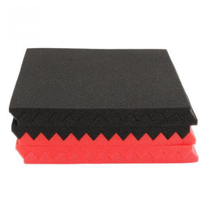 6pcs Soundproofing Foam Acoustic Foam Sound-Absorbing Noise Sponge Foams for KTV Studio Room Absorption Wedge Tiles 6pcs Acoustic Foam