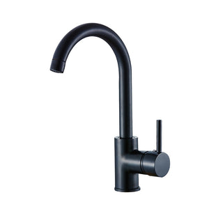Brass 360 Degree Rotatable Ceramic Valve Single Handle One-Hole Kitchen Faucet