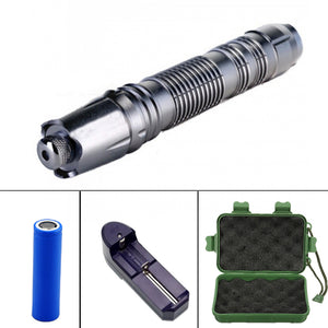 200mw 532nm High Power Green Laser Pen Flashlight Pen + Battery Charger
