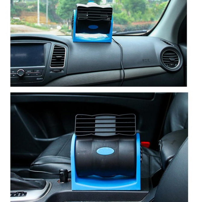 12V Portable Car Air Conditioning Cooler Fan Automotive Mobiele Airconditioning Stand Ventilator Refrigeration Turbine Fan Balck