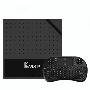 Mecool KM8 P TV Box Amlogic S912 1GB 8GB Android 6.0 Smart TV Box WiFi Octa Core 4K HD Smart Set Top Box Media Player EU Plug/Black