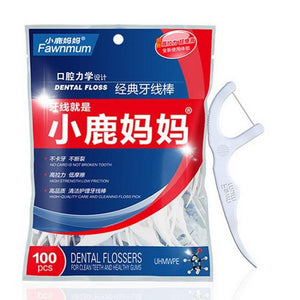 180pcs/Pack Dental Flosser Clean Tooth Stick Toothpicks Floss Pick Oral Hygiene Tooth Dental Floss Buccal Deep Clean