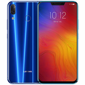 Lenovo Z5 Mobile Phone Octa Core 6GB 64GB 19:9 Full Screen Phone Android 8.1 4G LET Dual Sim Cards Smart Cellphone Blue