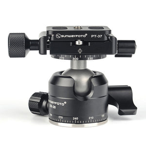 SUNWAYFOTO XB-28II Mini Dual-Panoramic Ballheads with Low Gravity Center and High Locking Strength, Volume and Weight