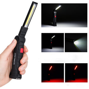 ZHISHUNJIA 300LM 360 Degree Handheld Magnetic Multi-function COB LED Work Light (S)