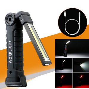 ZHISHUNJIA 500LM 360 Degree Handheld Magnetic Multi-function COB LED Work Light (L)