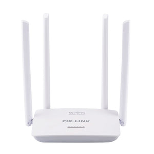 WiFi Router 300Mbps Wireless Wi-Fi Repeater Extender 5 Ports RJ45 With 4 Antennas