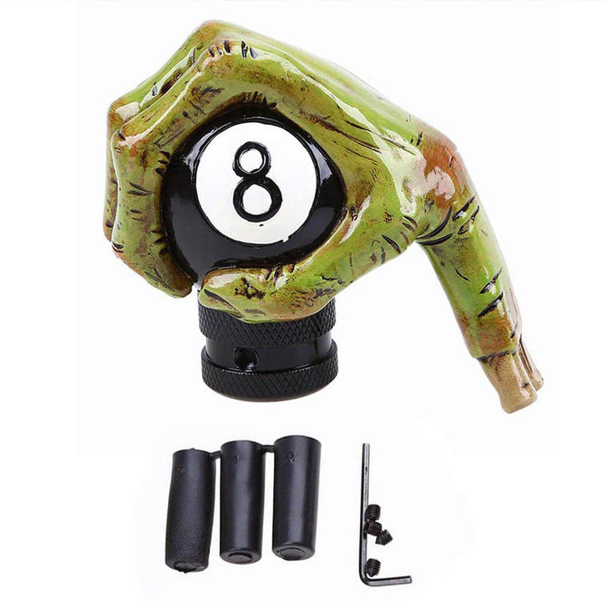 CARKING Skull Hand Black Ball Shaped Manual Stick Gear Shift Knob Lever Shifter for Car