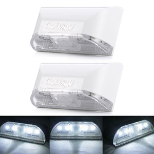 YouOKLight 4 LED White Light, PIR Wireless Auto IR Infrared Sensor Motion Detector Key Hole Lamp Ambient Sensor Promotion, 2Pcs