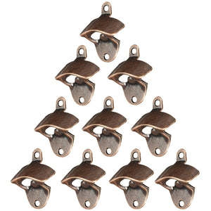 Wall Mounted Unique-design Metal Beer Bottle Opener - 10PCS