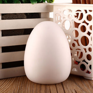 LED Rechargeable Color Changing Colorful Egg Shaped Home Decor Lamp Baby Kid Night Lights Bedroom Lights Table Lamp RGB/White