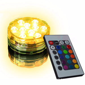 3 AAA Battery Operated Waterproof LED Colorful Light Color Changeable Coaster Waterproof Cup Mat With Remote Controller RGB/White/0-5W