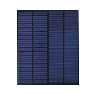 JEDX Polysilicon Solar Panel 5W 18V - Blue + Black