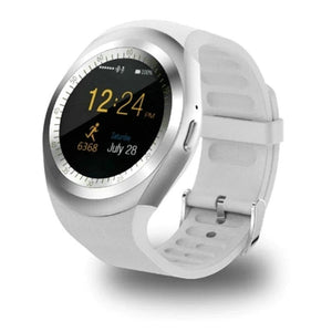 XSUNI Bluetooth Smart Watch Smartwatch w/ 2G GSM SIM, App Sync MP3 for Apple IPHONE Xiaomi Android - White