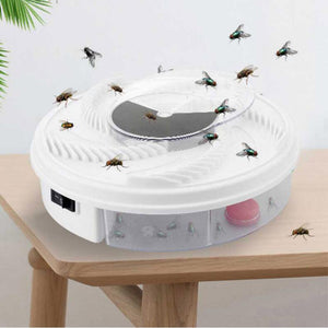 P-TOP USB Automatic Fly-Catcher, Electric Extinguishes Flies Artifact - White