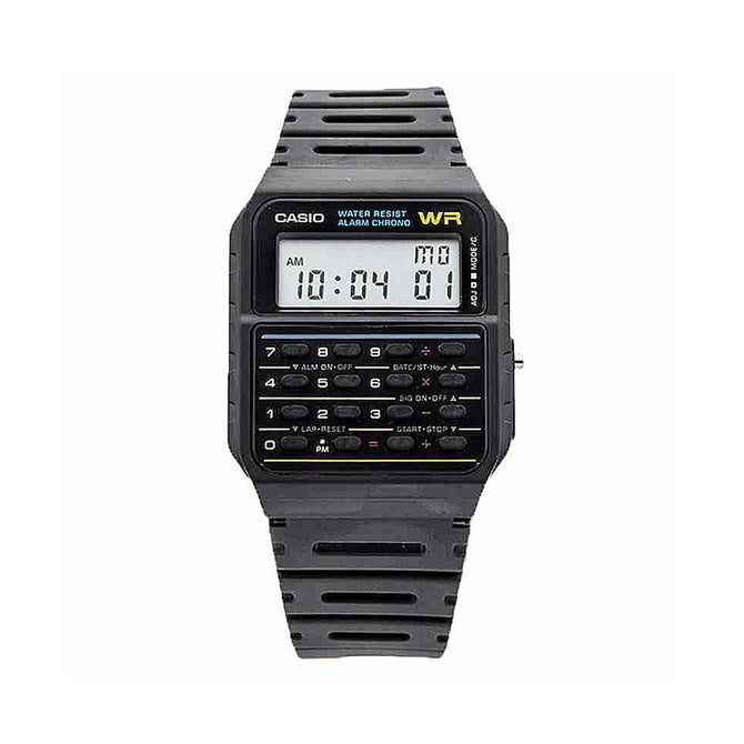 Casio CA-53W-1Z Calculator Vintage Retro Watch - Black (Without Box)