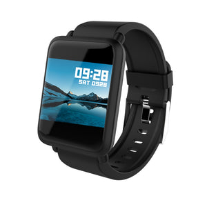 M28 Smart Bracelet Waterpoof Activity Tracker Sports Bracelet with Blood Pressure Blood Oxygen Monitor - Black