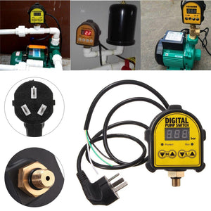 Mayitr Digital Automatic Air Pump Water Oil Compressor Pressure Switch Controller for Water Pump Pressure Switch Controller