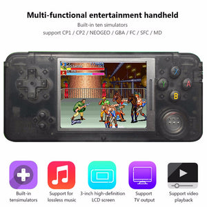 Mini Protable 3 Inch Retrogame Player Built-in 1151 Games Support For CP1 CP2 NEOGEO GBA FC MD Format Video Game Black