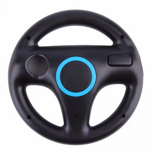 Steering Wheel For Nintendo Wii Mario Kart Racing Games Remote Controller Black